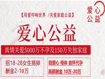 固安捐卵助孕生子 爱心志愿者招募